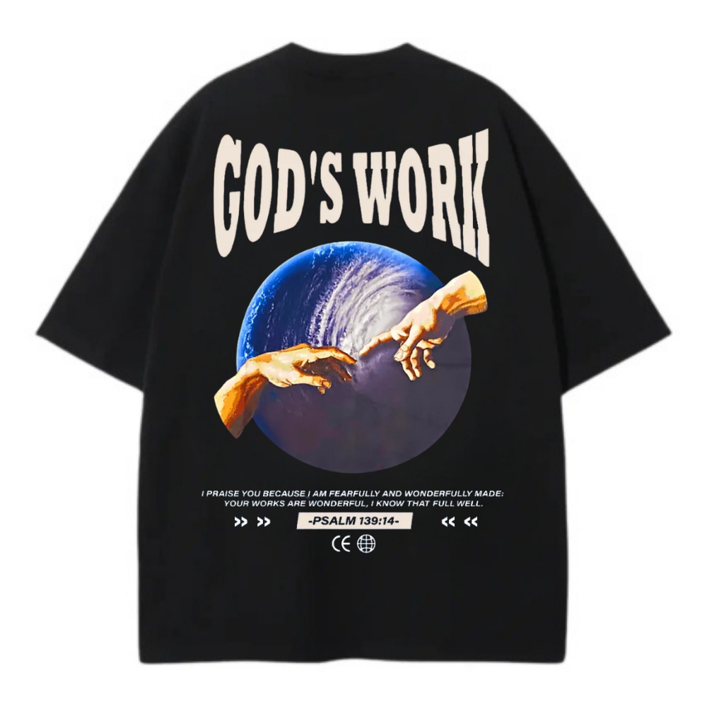 GOD'S WORK OVERSIZE TEE