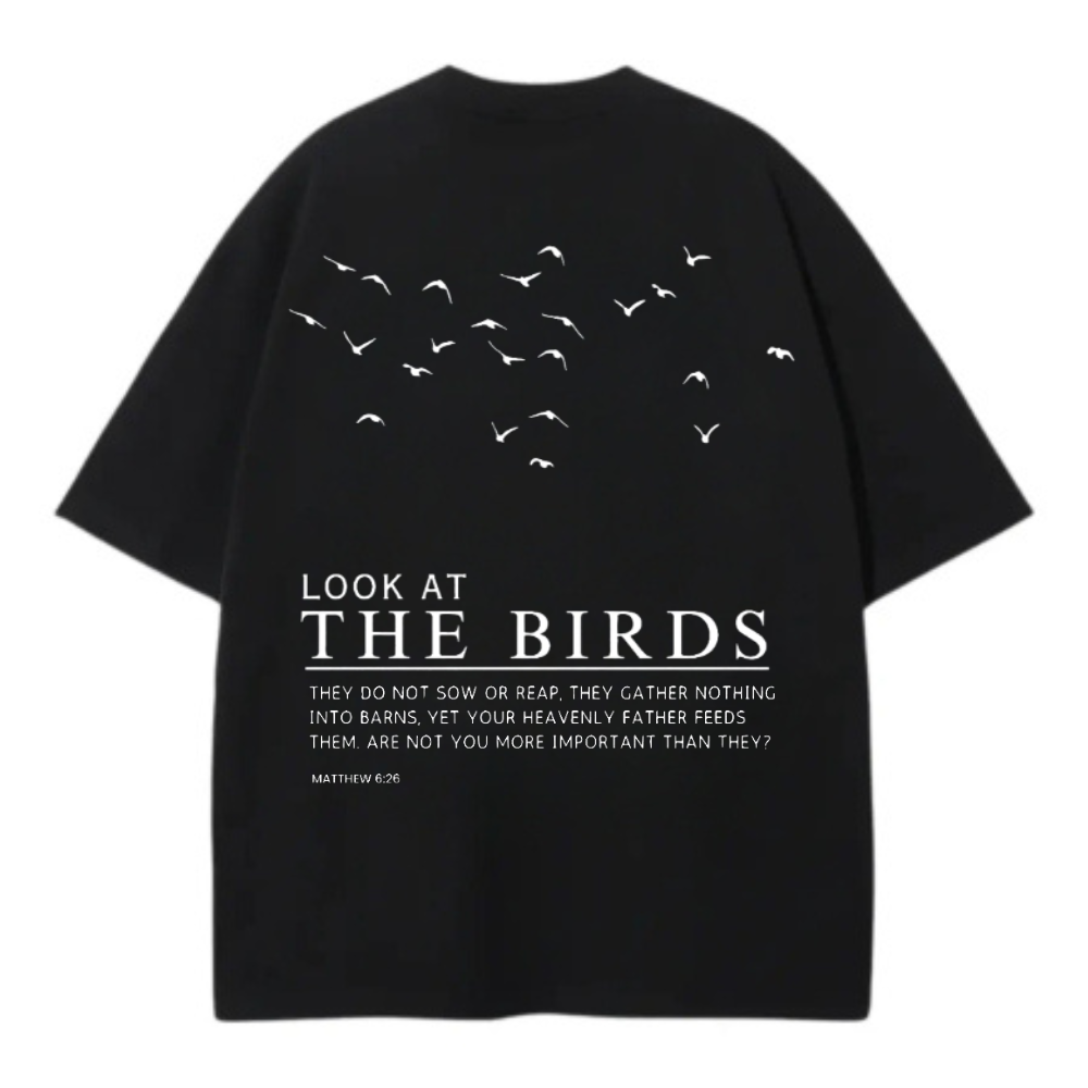 THE BIRDS OVERSIZE TEE