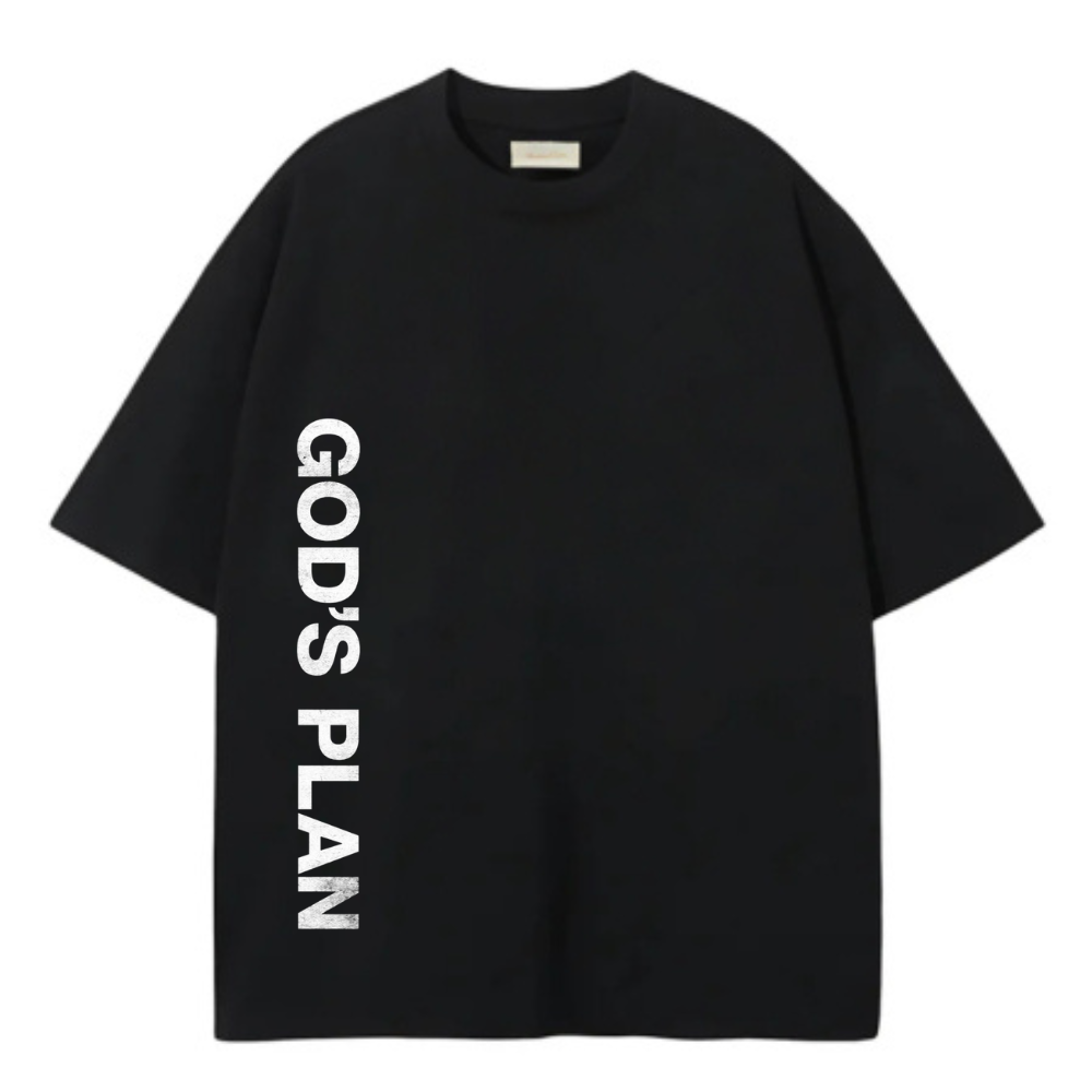 GOD'S PLAN OVERSIZE TEE