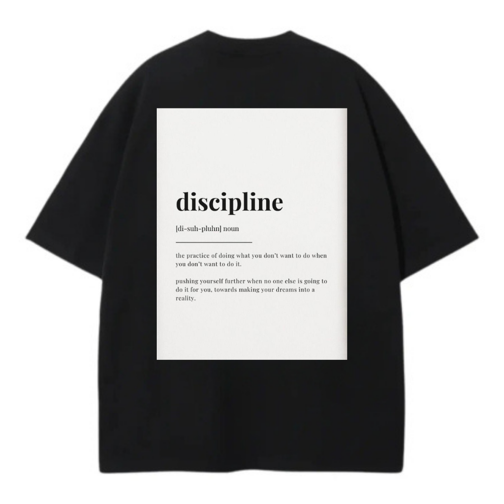 DISCIPLINE OVERSIZE TEE